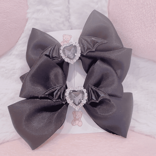 <23008> Little devil ribbon (black)