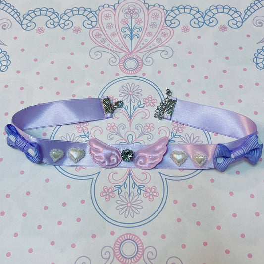 <13063>Yume Kawaii Magical Girl Choker（Lavendar×Lavendar）