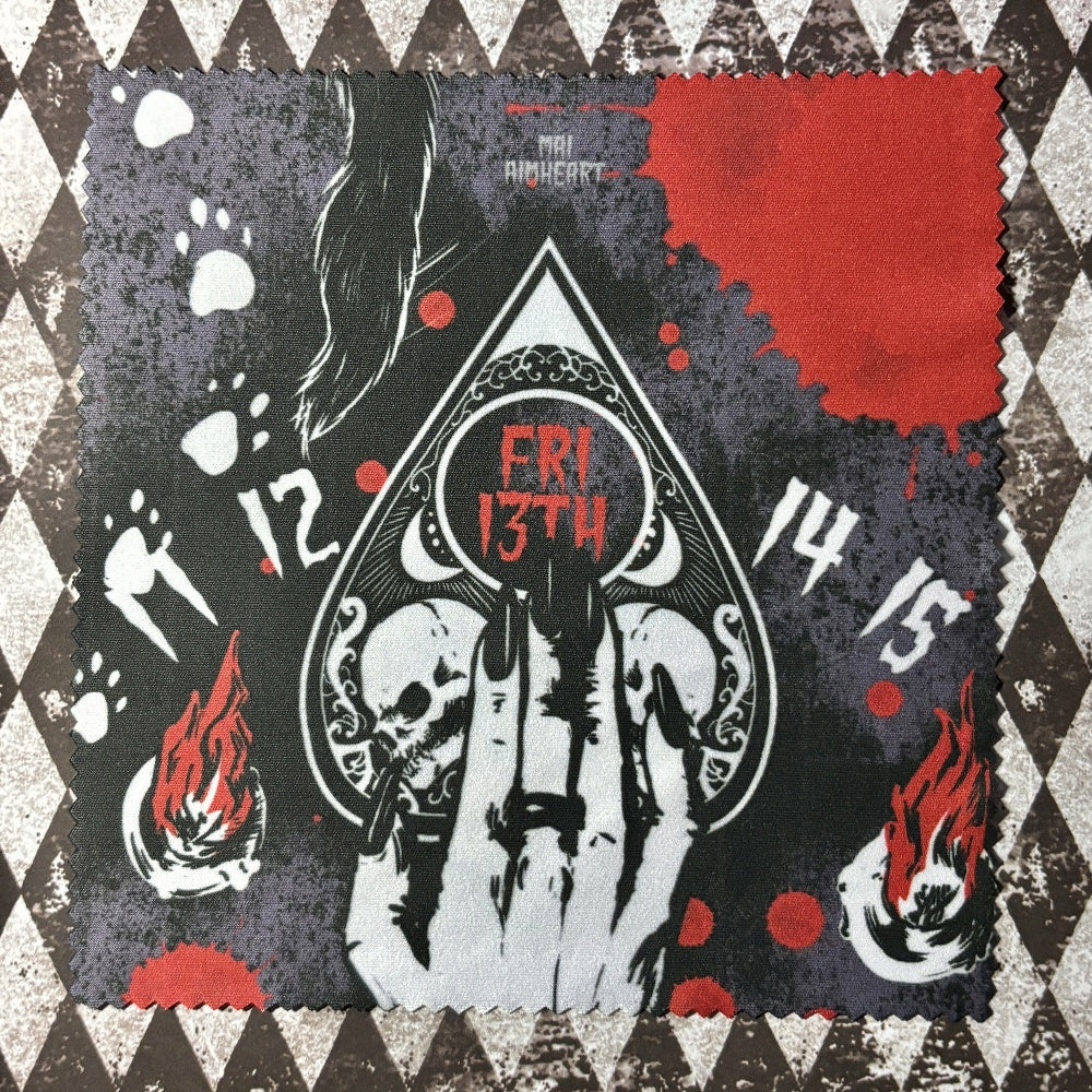 <24007>Friday the 13th microfiber cloth