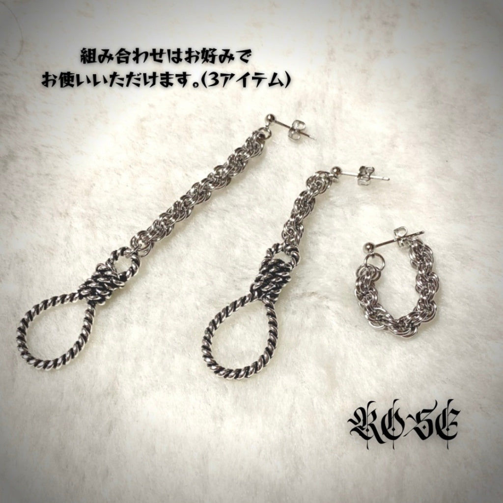 <01018>hanging 3earring set