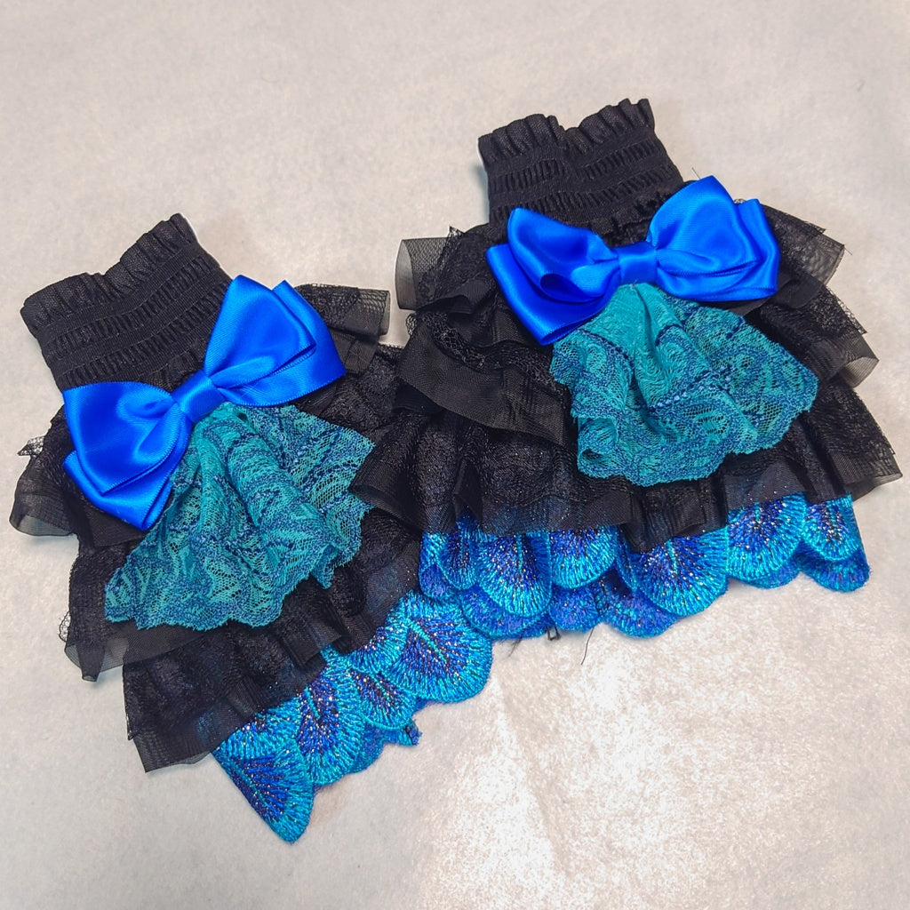 <02047>Arm cover (blue jabot)