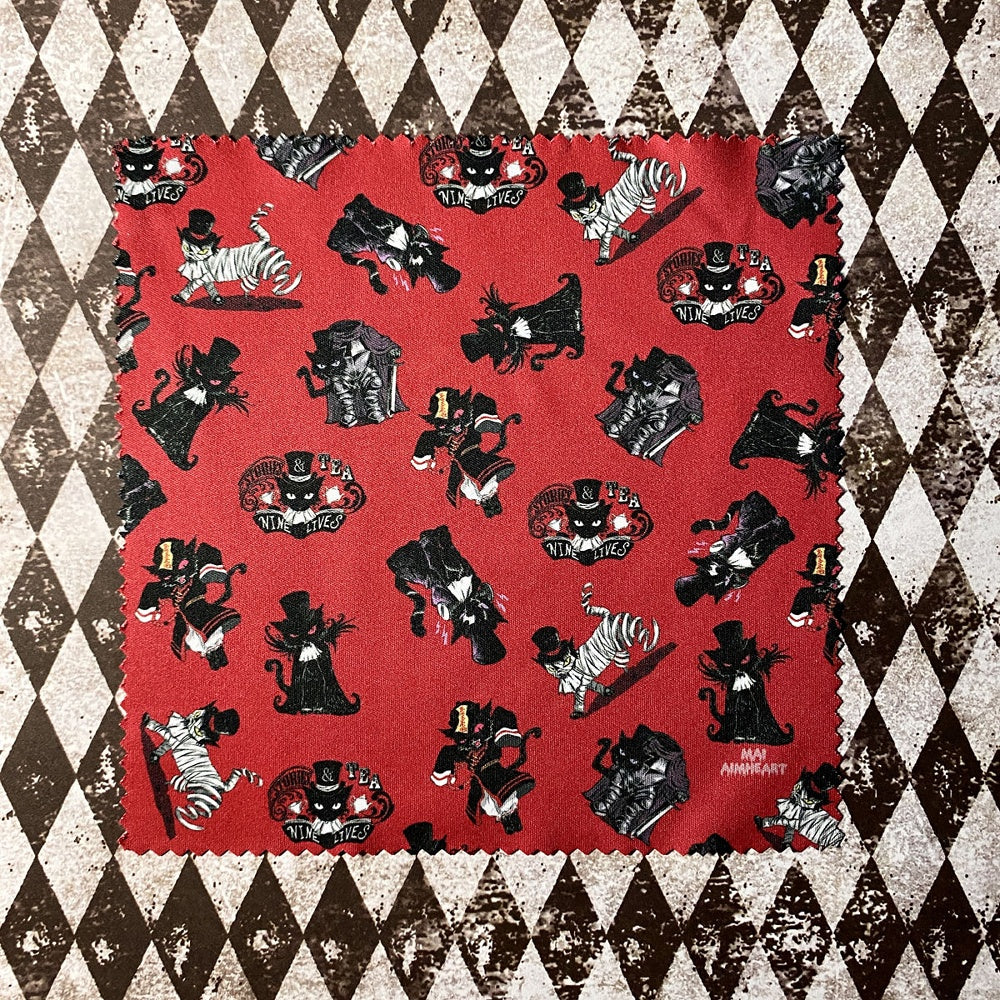 <24009>Black Cat Monsters microfiber cloth