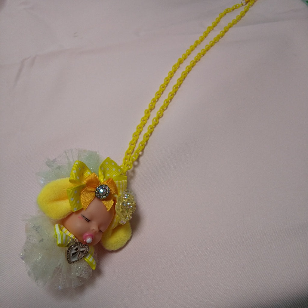 <35029>Baby necklace (yellow)