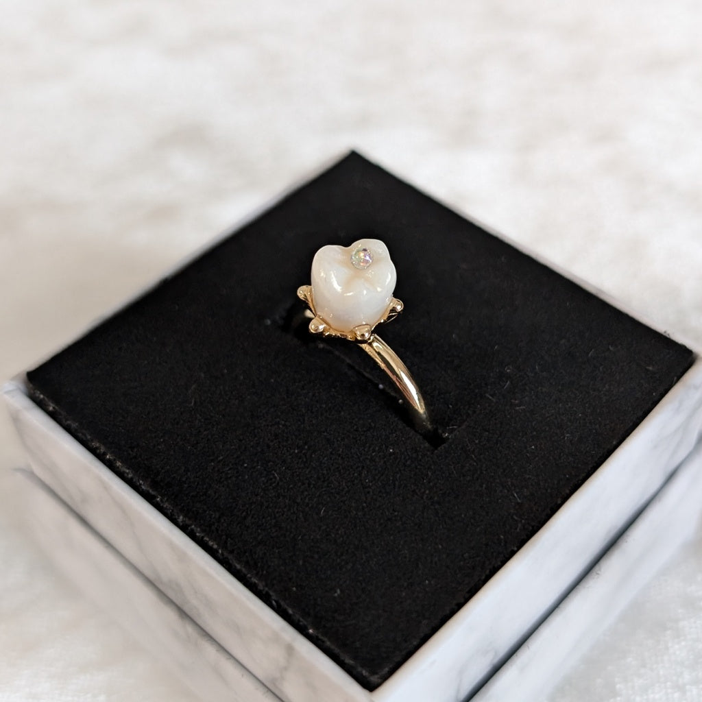 <33015>Diamond cavity ring(gold)