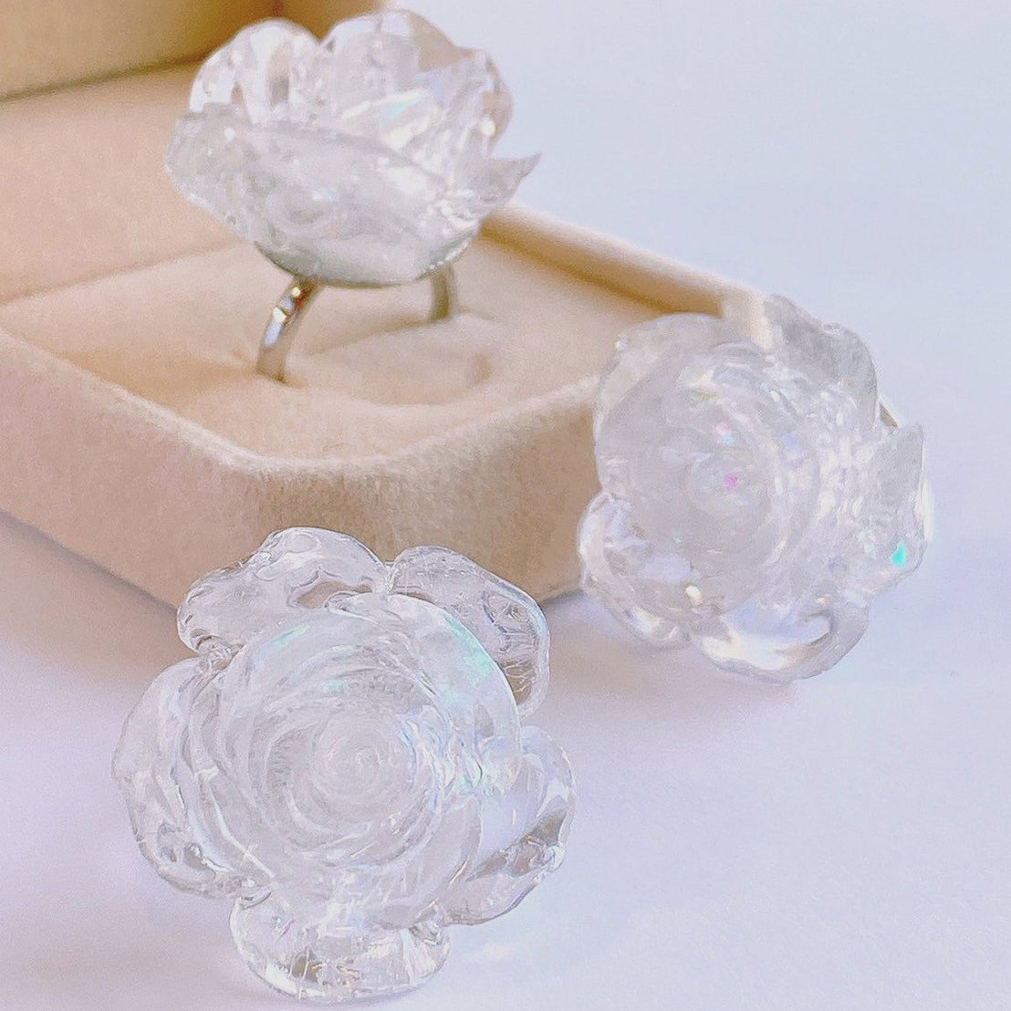 <12023>Ice rose ring