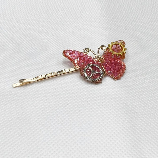 <18058>Butterfly Hairpin（pink）