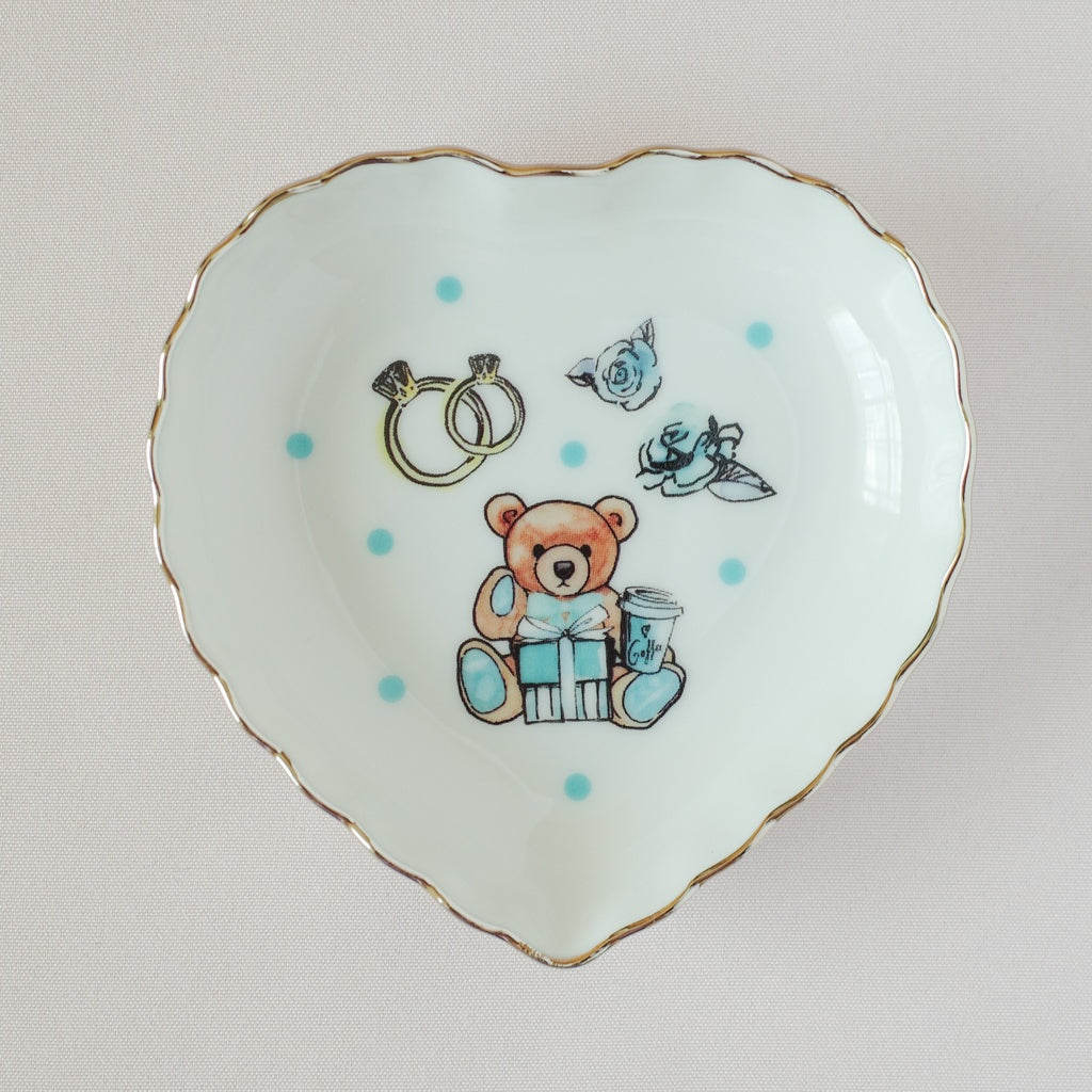 <10018>Small Heart-shaped Plate 6