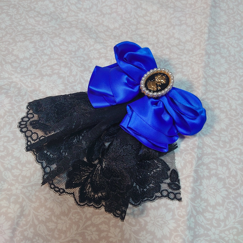 <02040>Ribbon Jabot (Blue)