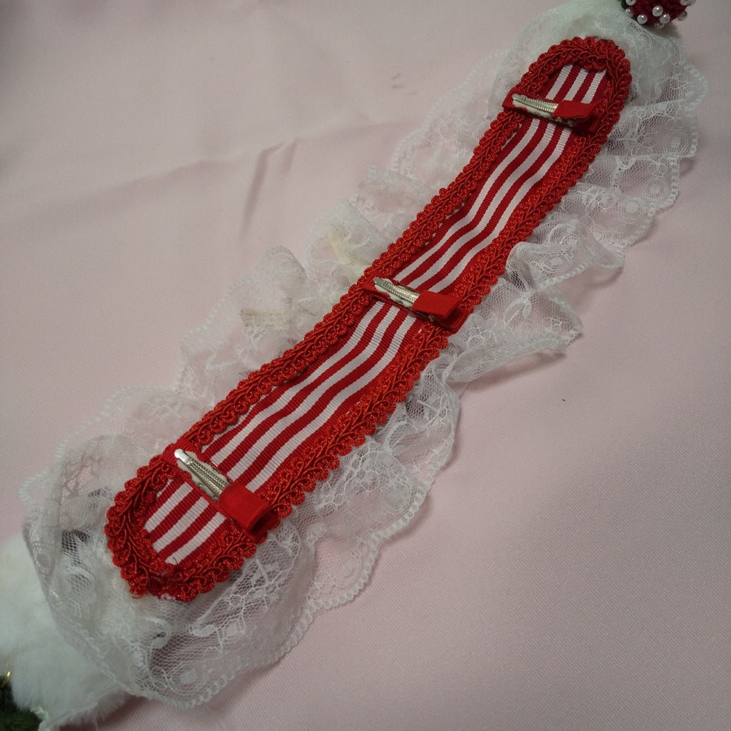 <35006>Rabbit strawberry headdress