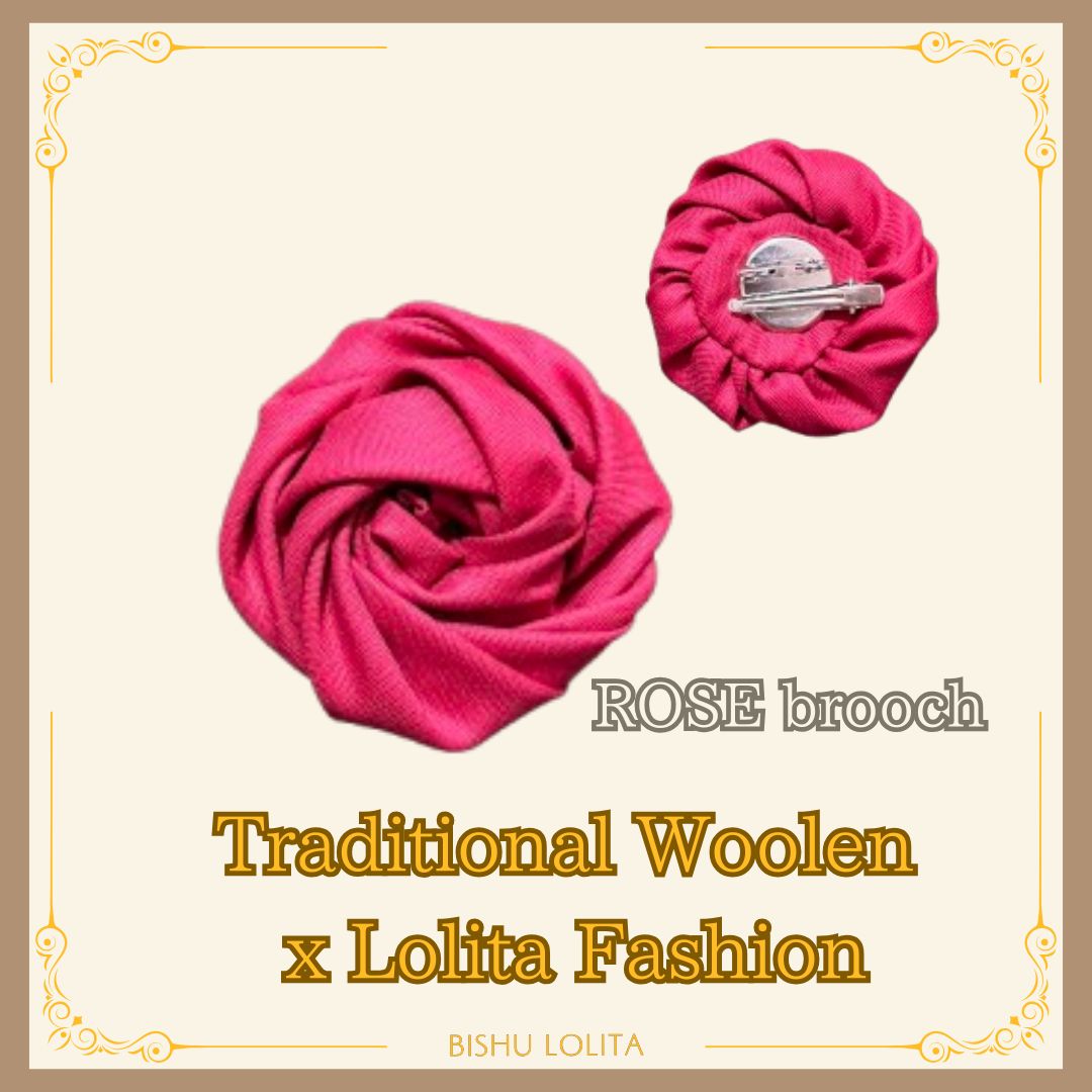 <27009>ROSE brooch