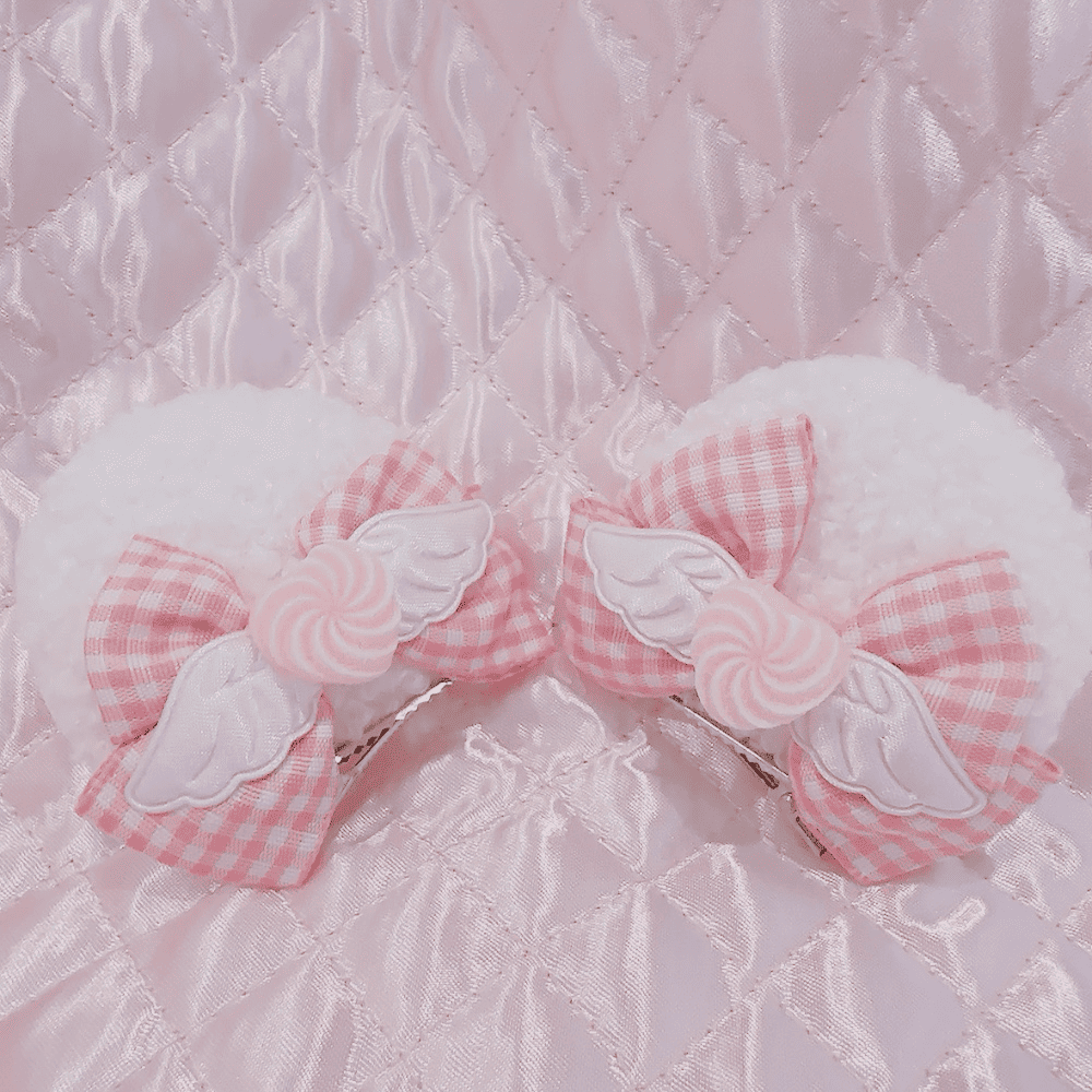 <23025> Bear ears (pink candy)