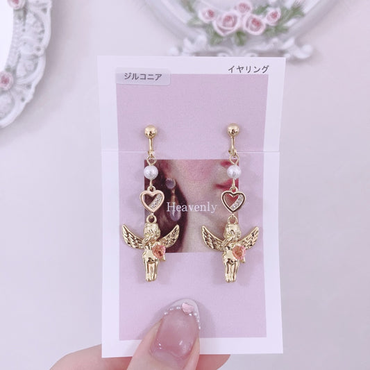 <14101>clip-on earrings43