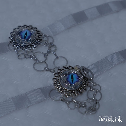 <22033>KRAKEN Bubbles eye choker