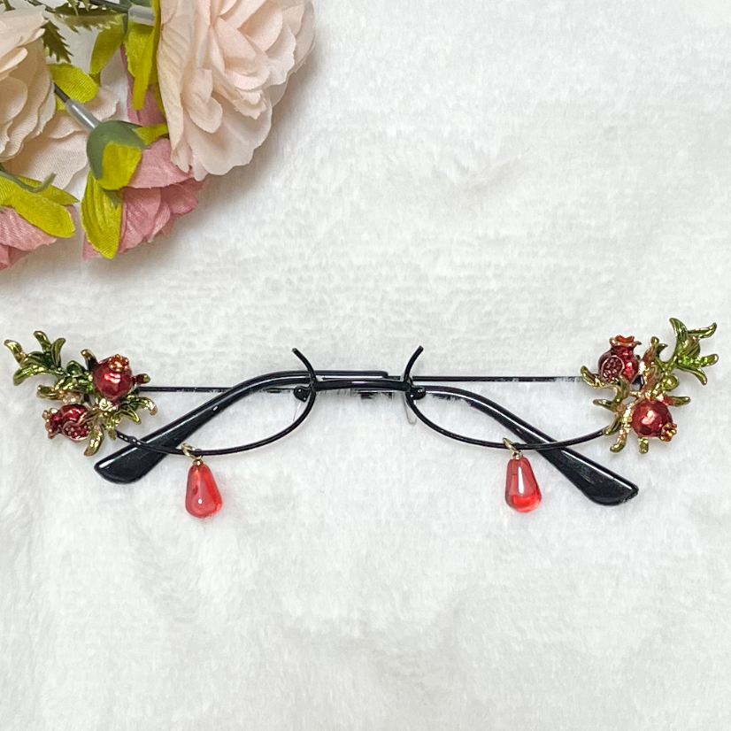 <17004>pomegranate glasses frames