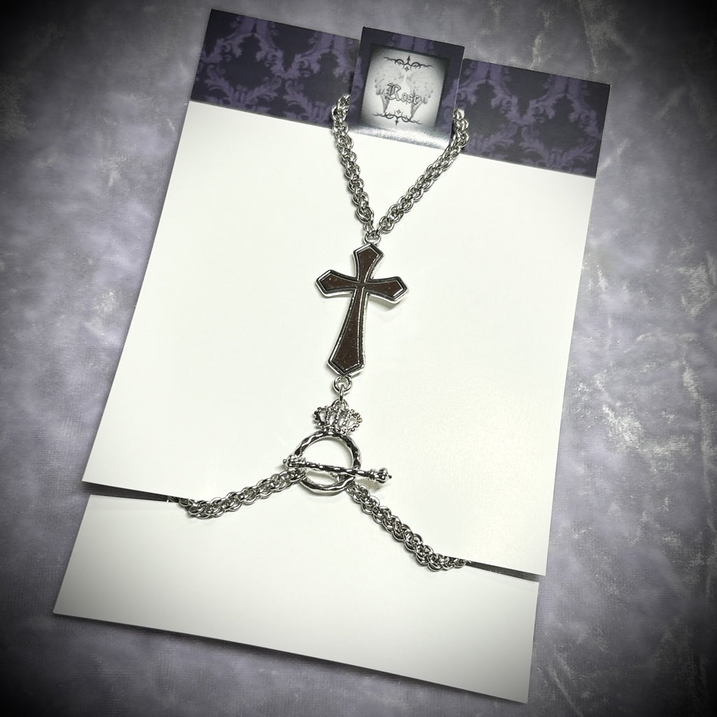 <01045>hand chain/cross