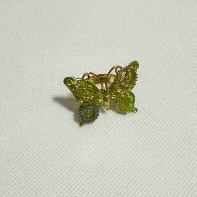 <18072>Butterfly Ring（lightgreen1）