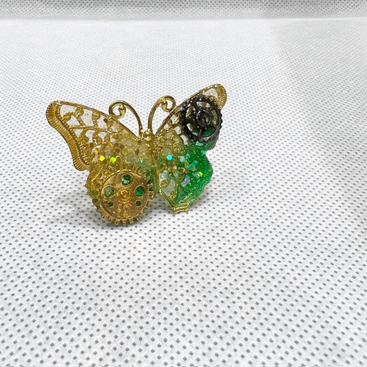 <18080>Butterfly RingB（Yellowgreen）