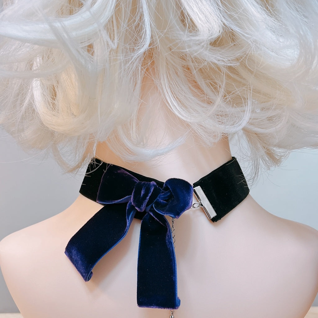 <13056>Pretentious lady's choker（Crystal×Violet）