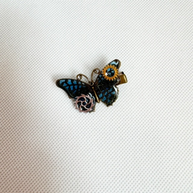 <18065>Butterfly Clip Pin（blue）